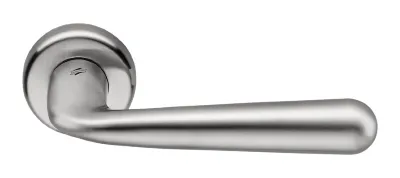 Дверная ручка Colombo Design Robodue CD 51 матовый хром  50мм розетта (24185)