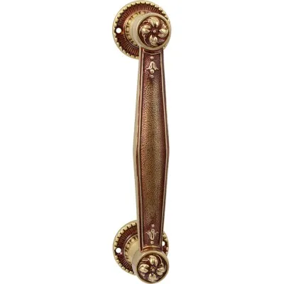Дверная ручка тянущая Enrico Cassina C08750H античное золото